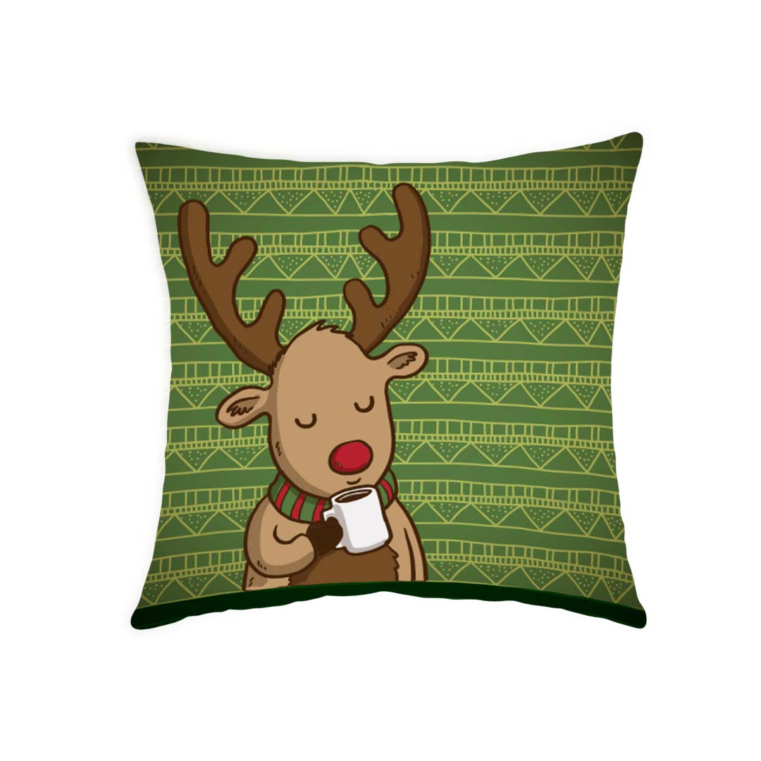 Cojín navideño - Reno