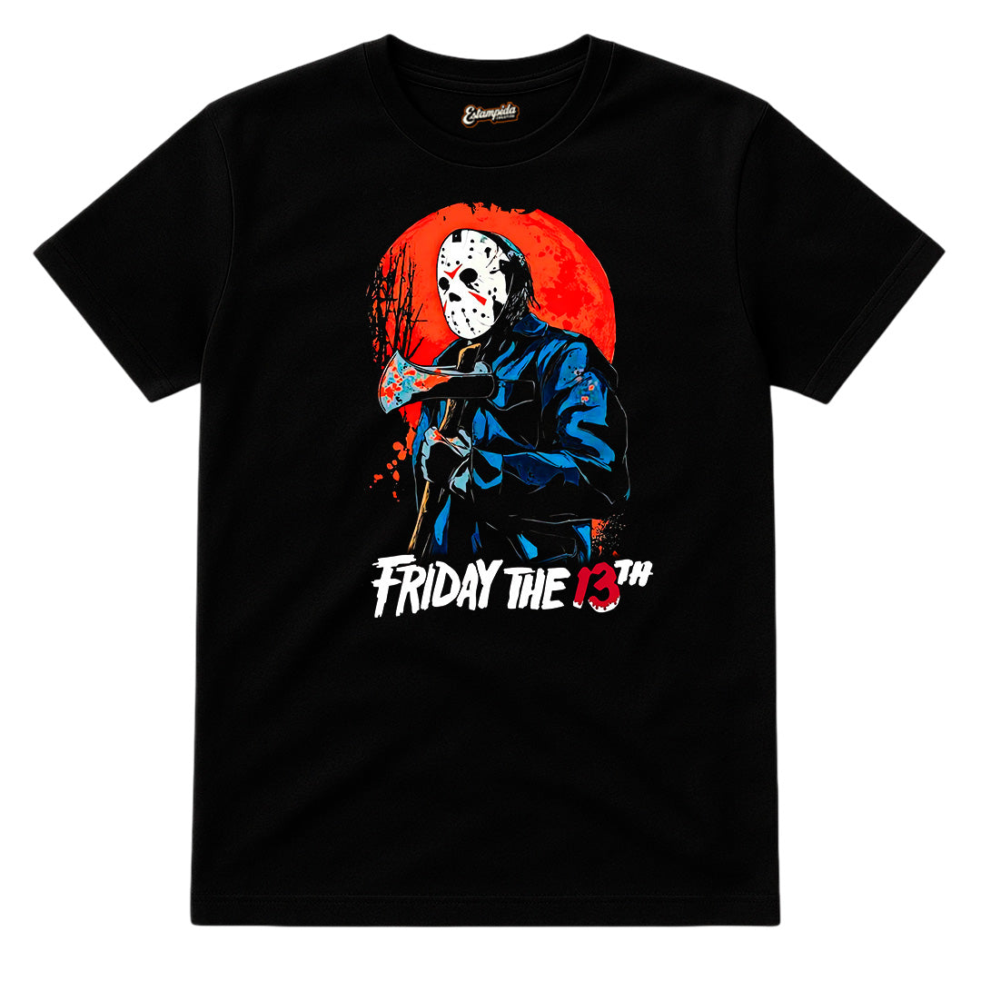 Camiseta películas de terror - Viernes 13