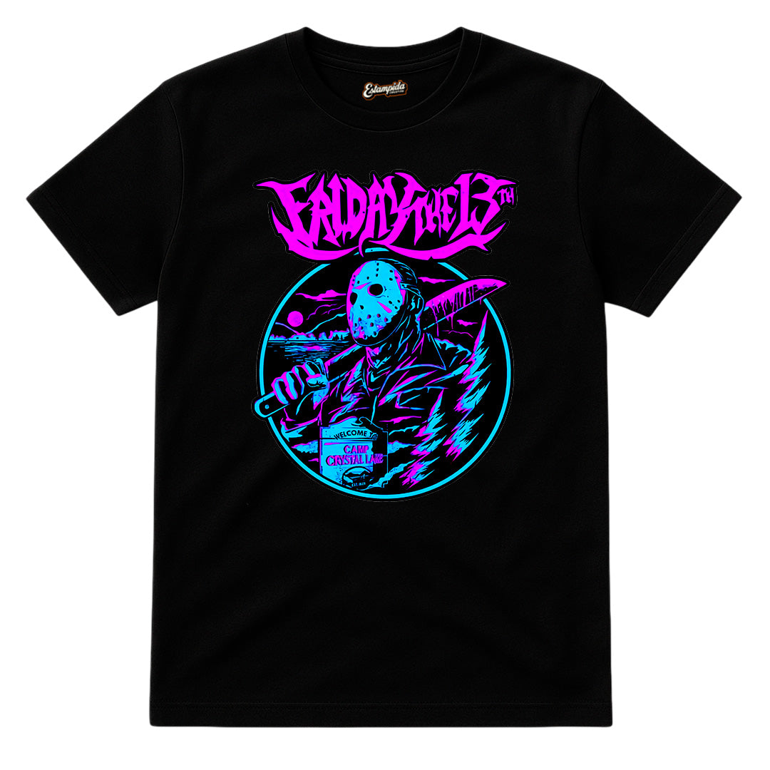 Camiseta películas de terror - Viernes 13