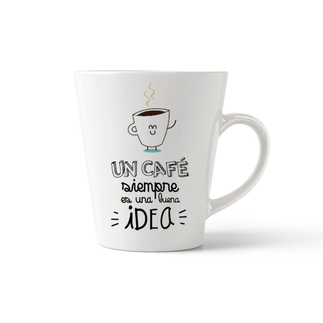 Mug cónico - Frases café