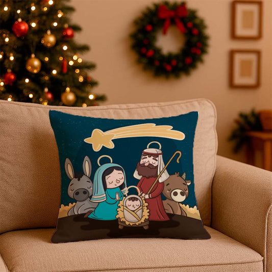 Cojín navideño - Pesebre