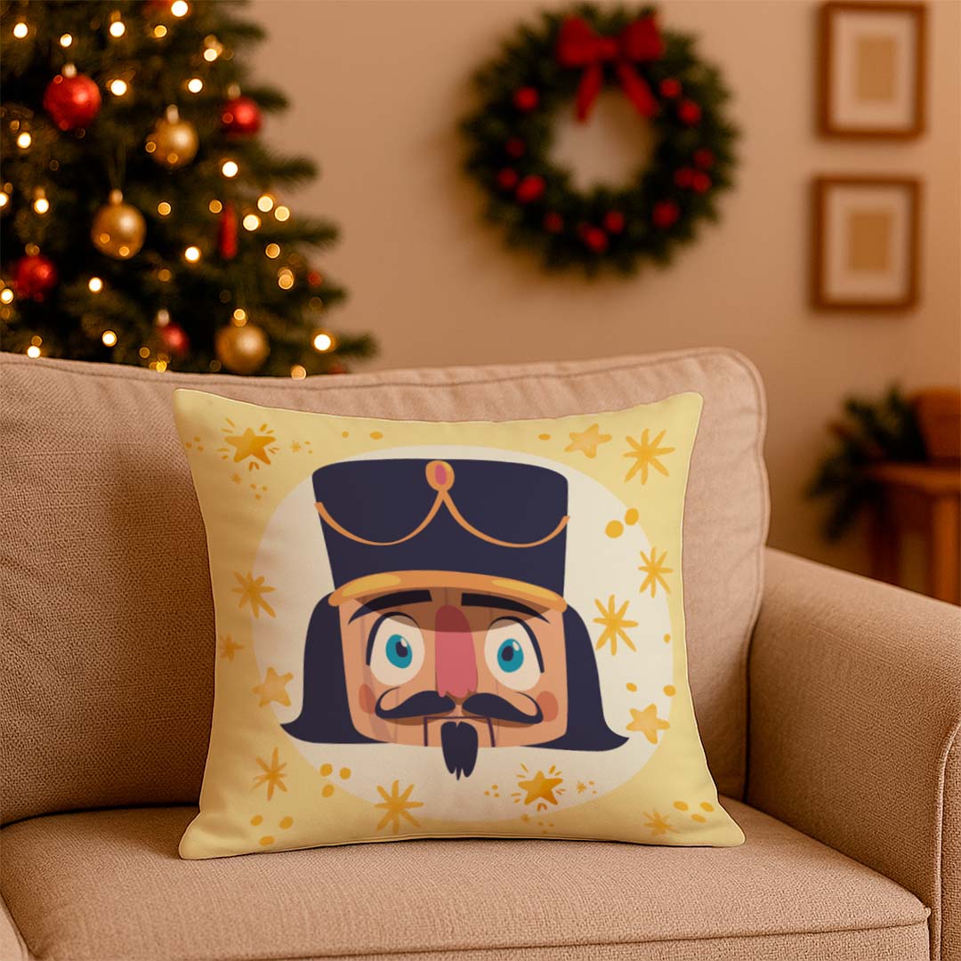 Cojín navideño - Cascanueces