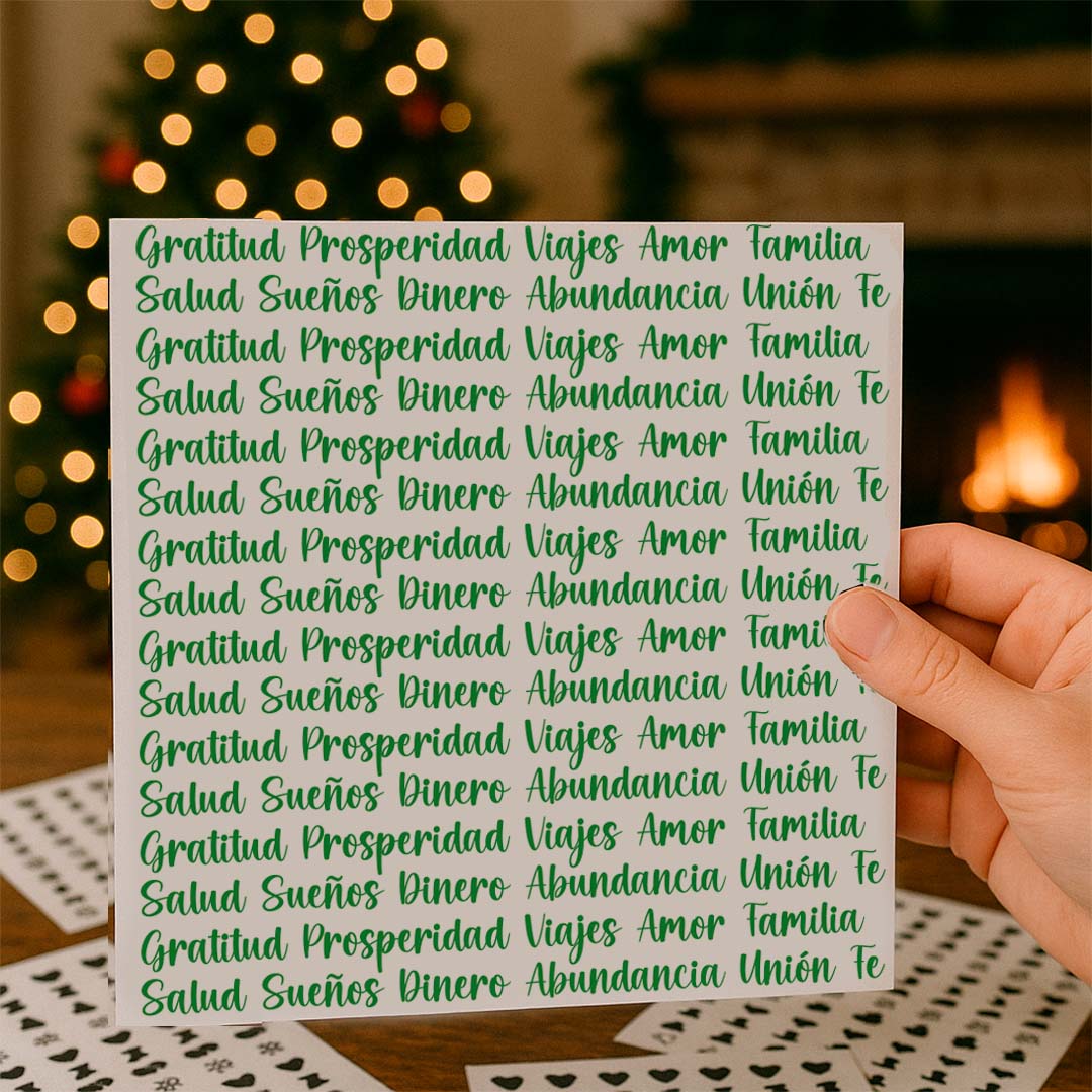 Stickers para velas - Palabras