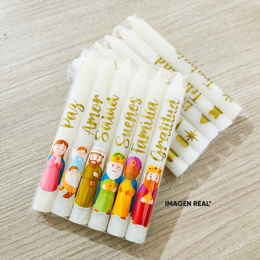 Combo velas navideñas x 12