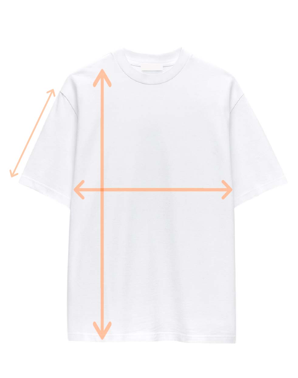 Cómo medir camiseta - Oversize