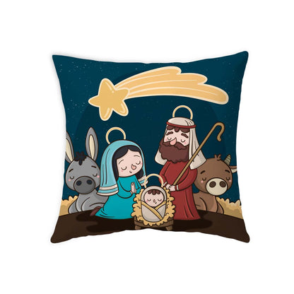 Cojín navideño - Pesebre