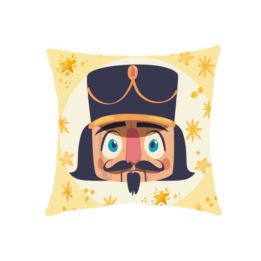 Cojín navideño - Cascanueces