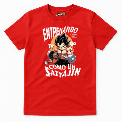 Camisetas Gym - Saiyajin