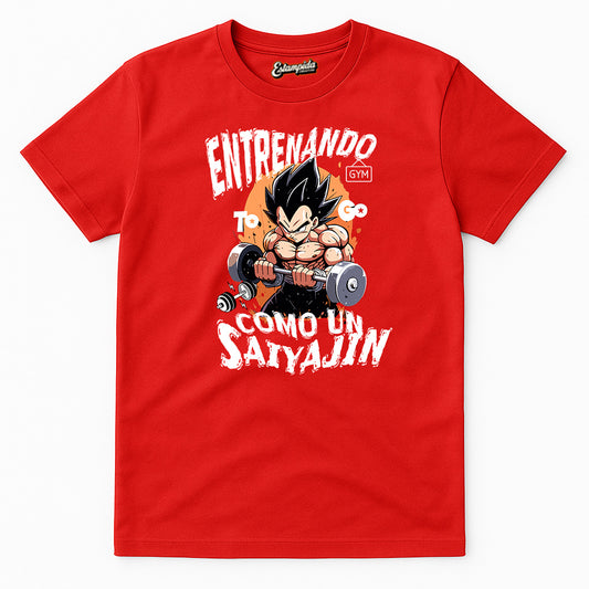 Camisetas Gym - Saiyajin