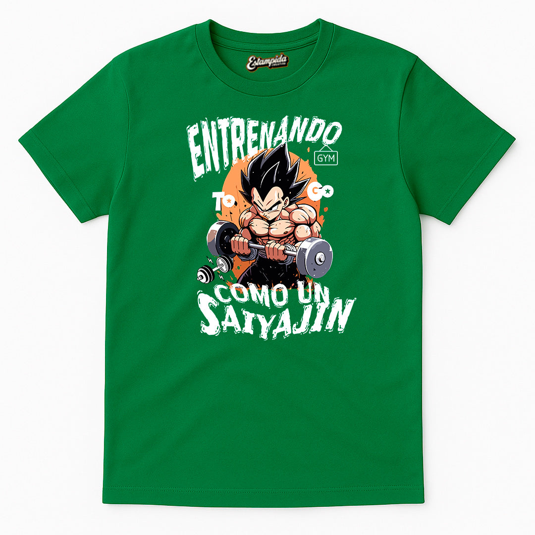 Camisetas Gym - Saiyajin