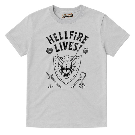 Camiseta Stranger Things - Hellfire Lives