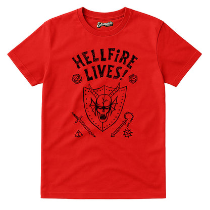 Camiseta Stranger Things - Hellfire Lives