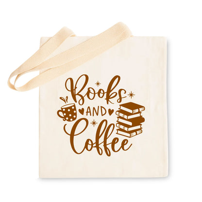 Tote bag - Books and Coffee