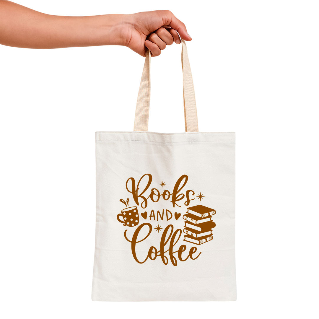 Tote bag - Books and Coffee