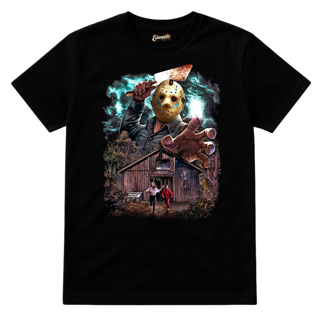 Camiseta películas de terror - Viernes 13
