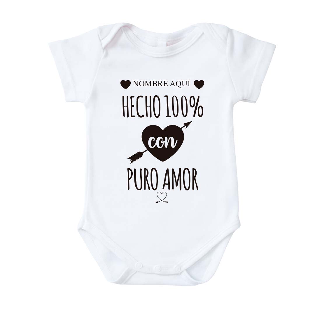 Mameluco para bebé - Hecho con Amor
