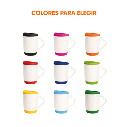 Mug tapa silicona