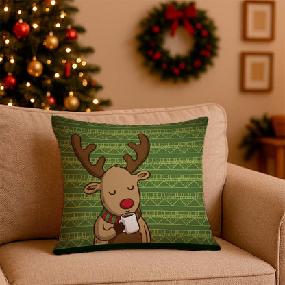 Cojín navideño - Reno